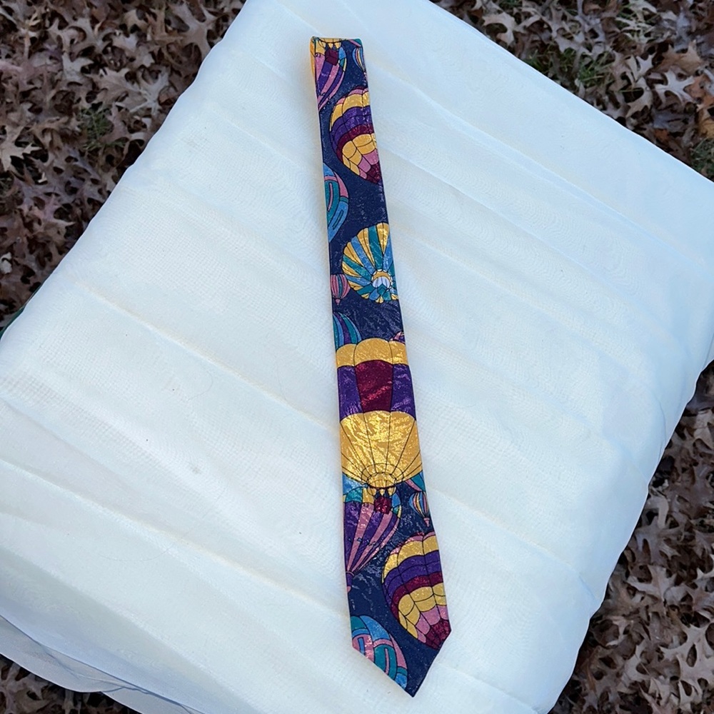 Vintage Doneagle Hot‎ Air Balloon Tie